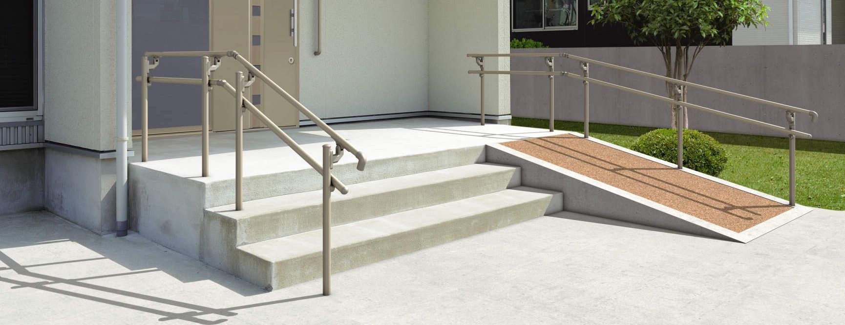 歩行者用補助手すり エトランポS・エトランポU